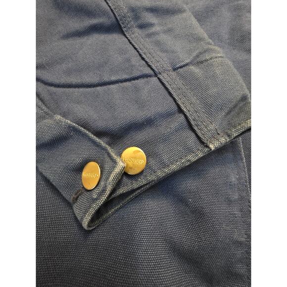 Carhartt Men's Blanket Lined Navy Blue Size 2XL In Great Condition Jacket - Picture 2 of 10